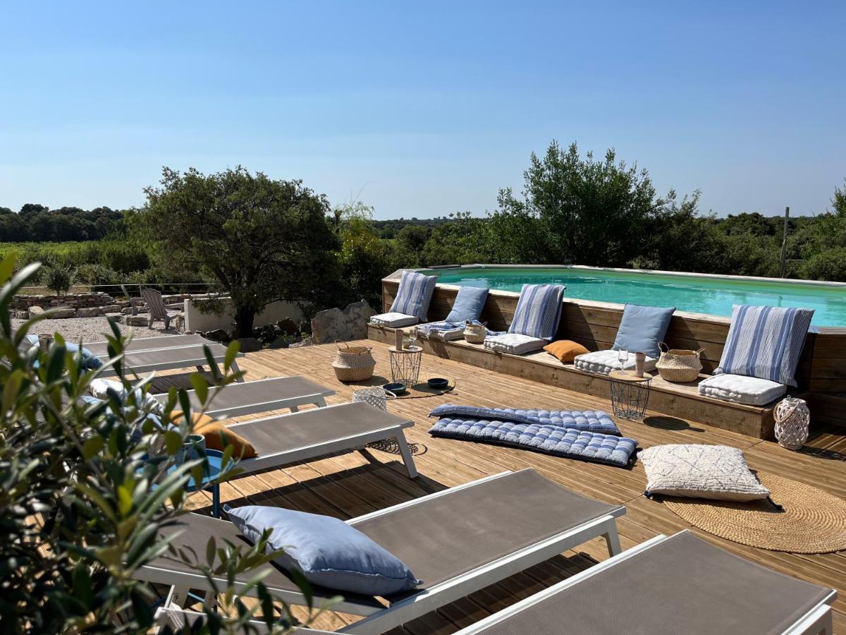 Le Domaine Du Cade-Gites D'Exception 4Etoiles "La Villa Du Cade" Cazevieille Exteriör bild